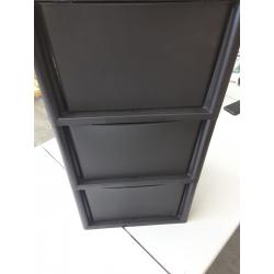 Sterilite 3-Drawer Weave Tower, Espresso