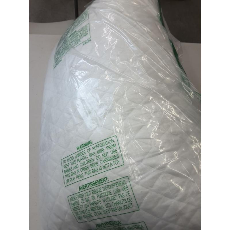 Bed Pillow Shredded Memory Foam Pillows 2 Pack Cooling Adjustablefor Sleeping Good for Side and Back Sleeper with Washable Removable Bamboo Cover (Queen Size,Set of 2)