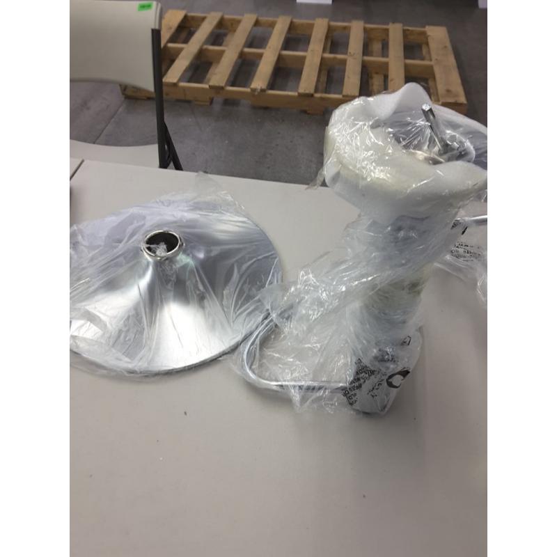 Faux Leather Modern Adjustable Counter Bar Stools, Set of Two, White