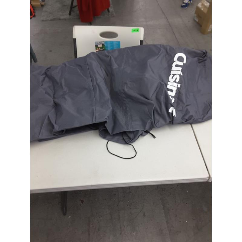 Cuisinart® Heavy-Duty Barbecue Gray 4-5 Burner Gas Grill Cover - UV Protected, Wind and Water Resistant