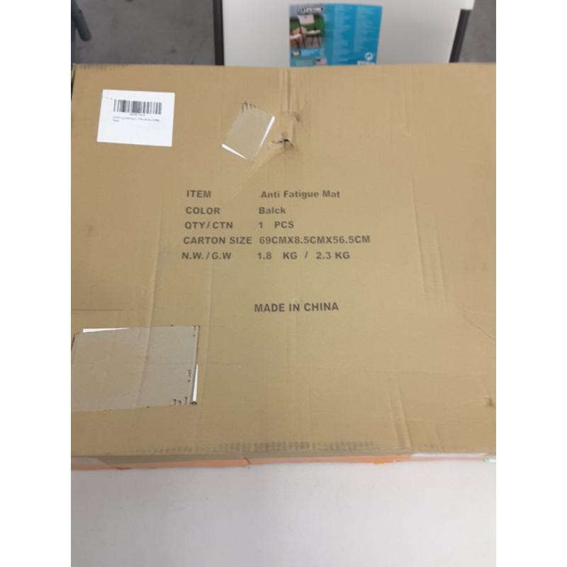 Standing Desk Anti-Fatigue Mat Acupressure Massage - Black