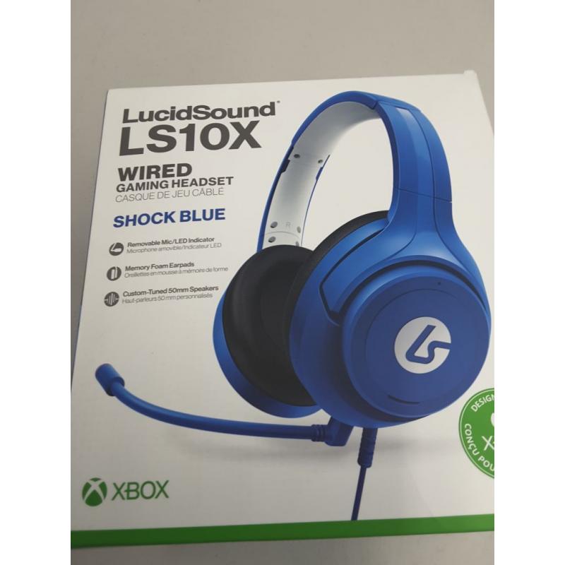 LucidSound LS10X Wired Gaming Headset for Xbox Series X|S - Shock Blue