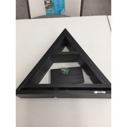 Large Triangle Shelf - Crystal Display Shelf for Stones, Essential oils, and More