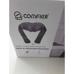 Comfier Neck Massager with Heat, Hand Grip Shiatsu Shoulder Massager,Back Massager