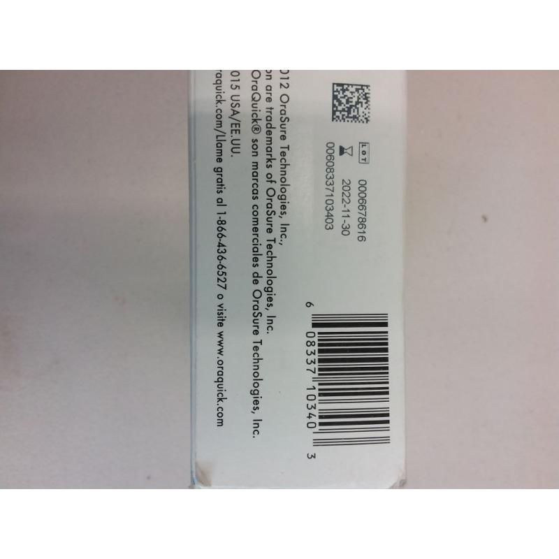 Oraquick HIV Test in Home