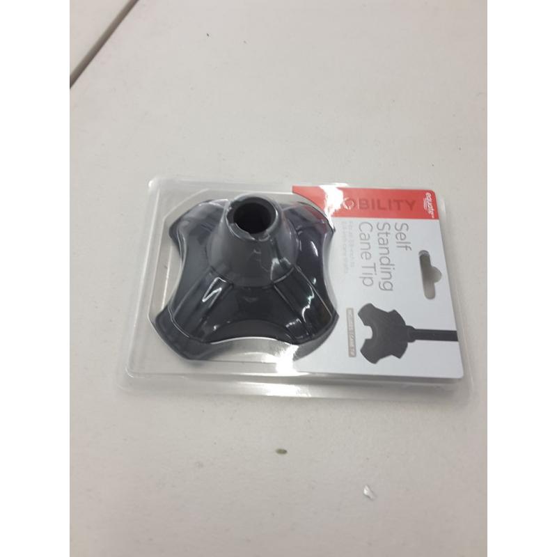 Equate Self Standing Cane Tip, Fits 7/8 To 3/4 Cane Shafts