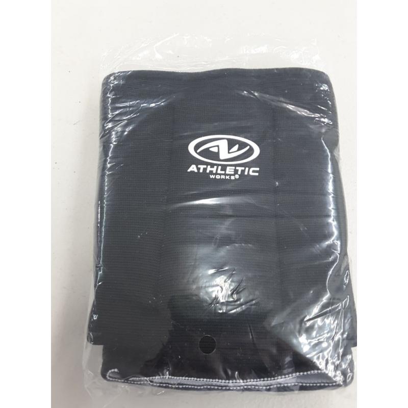 Athletic Works Volleyball Cushion Knee Pads, Reversible Black or White, One Size, 6.25 x 6