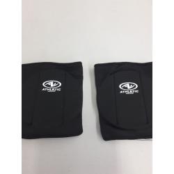 Athletic Works Volleyball Cushion Knee Pads, Reversible Black or White, One Size, 6.25 x 6