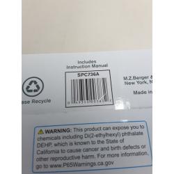 Sharp Dual Alarm with Jumbo Easy to Read 1.8” White LED Display, SPC736A