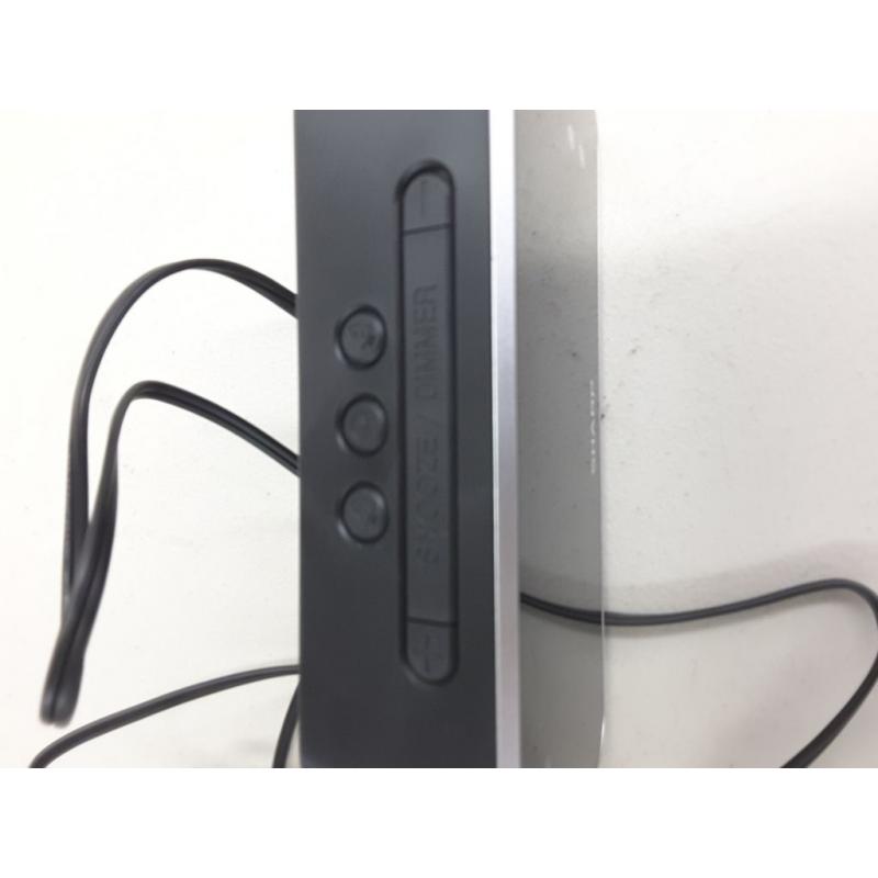 Sharp Dual Alarm with Jumbo Easy to Read 1.8” White LED Display, SPC736A