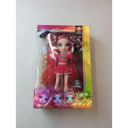 Rainbow High Cheer Ruby Anderson – Red Fashion Doll with Pom Poms, Cheerleader Doll, Toys for Kids 6-12 Years Old