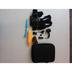 onn. Action Camera Accessory Kit, 16 Pieces