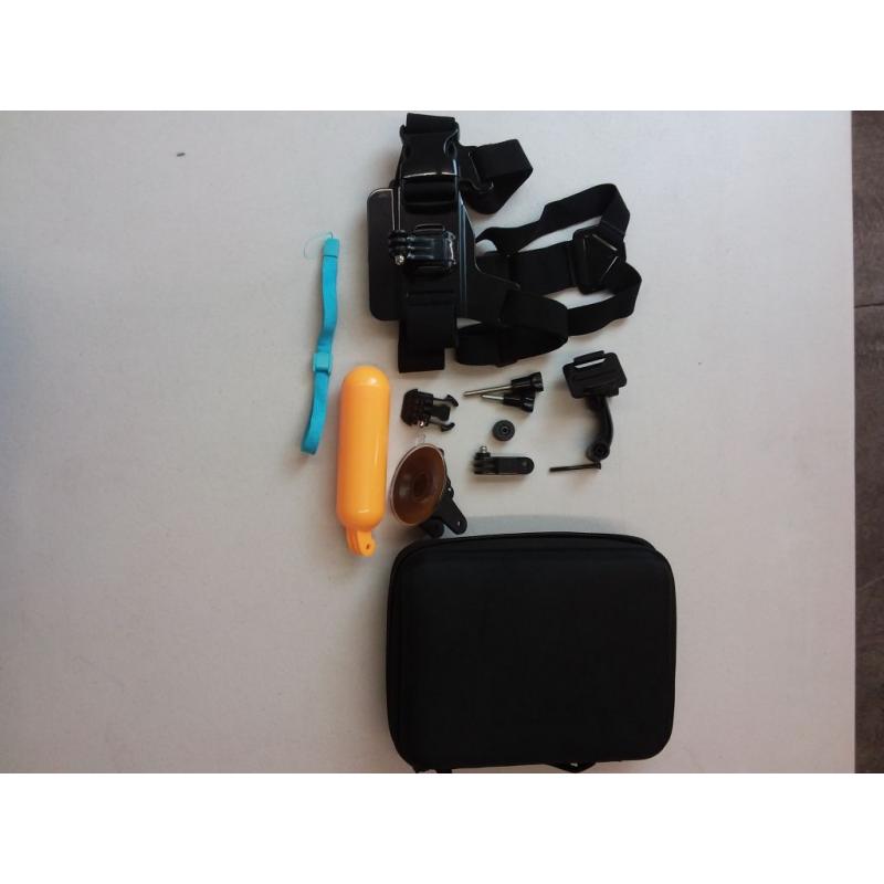 onn. Action Camera Accessory Kit, 16 Pieces