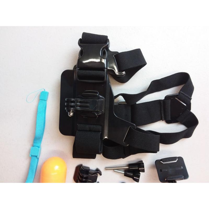 onn. Action Camera Accessory Kit, 16 Pieces