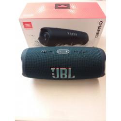 JBL Charge 5 Portable Bluetooth Waterproof Speaker - Blue
