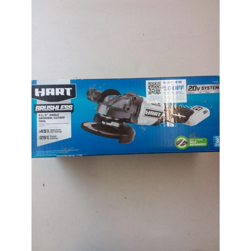 20V Brushless 4-1/2 Angle Grinder (Battery and Charger Not Included)