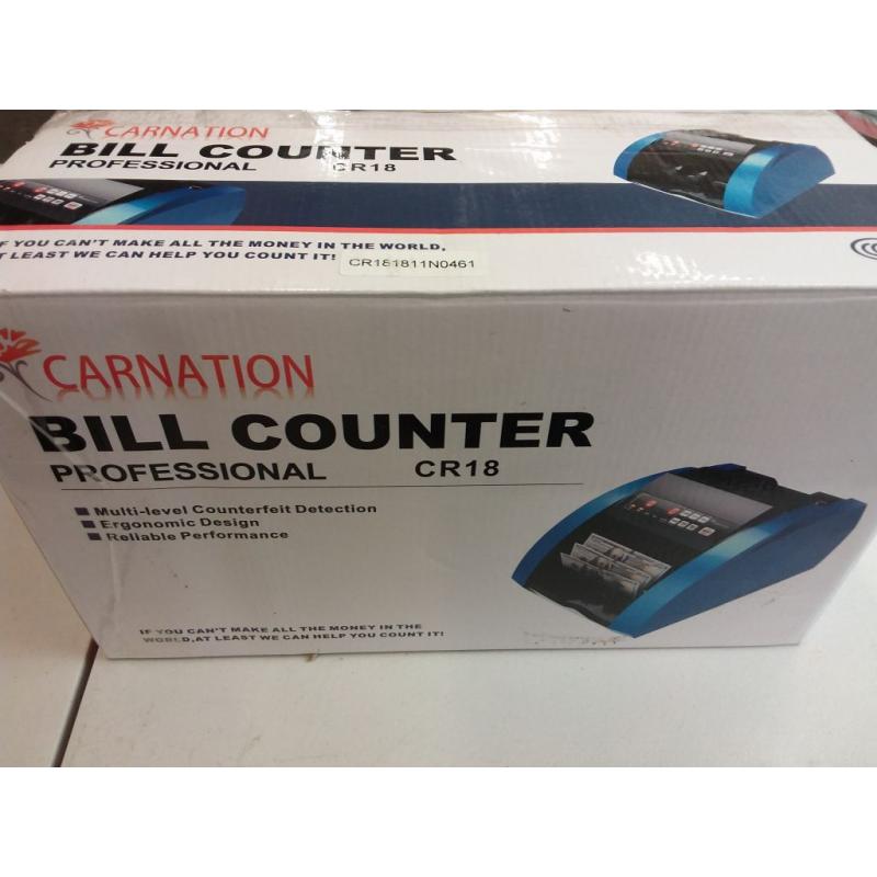 Carnation Bill Counter CR18 with UV and Magnetic Counterfeit Detection