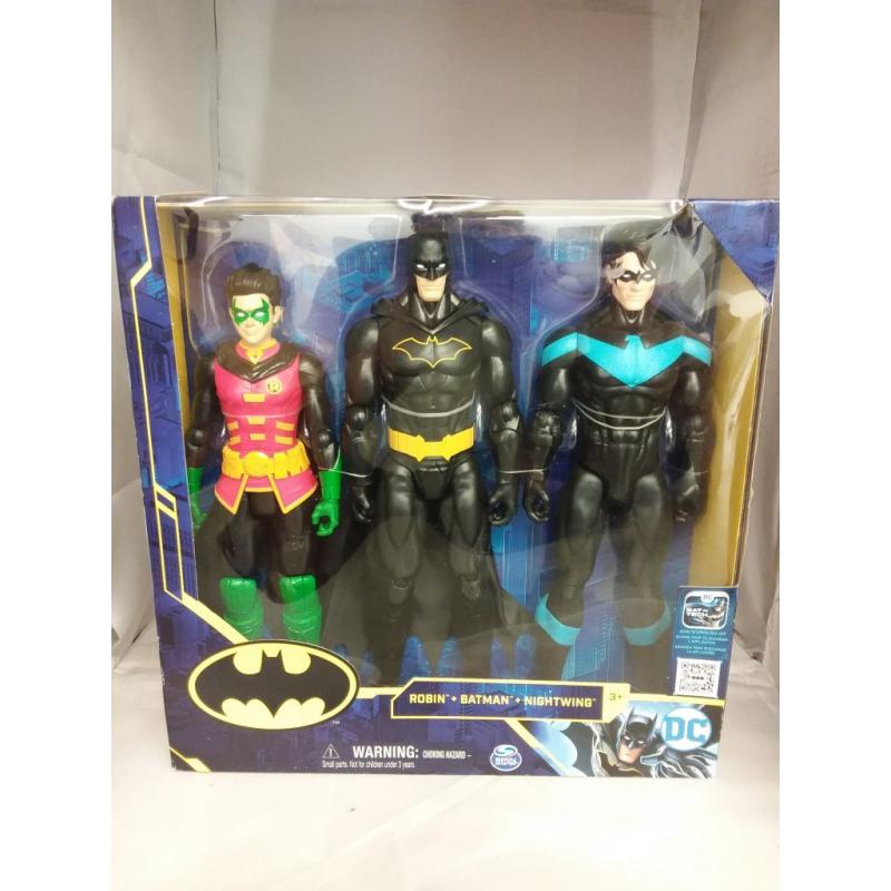 DC Robin, Batman & Nightwing Action Figure 3-Pack SPIN MASTER
