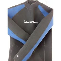 Men's black/blue wetsuit L