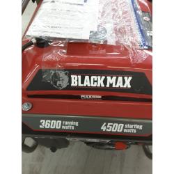 Black Max 3600 Watt Generator