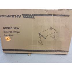 Bowthy Gaming Desk, Black