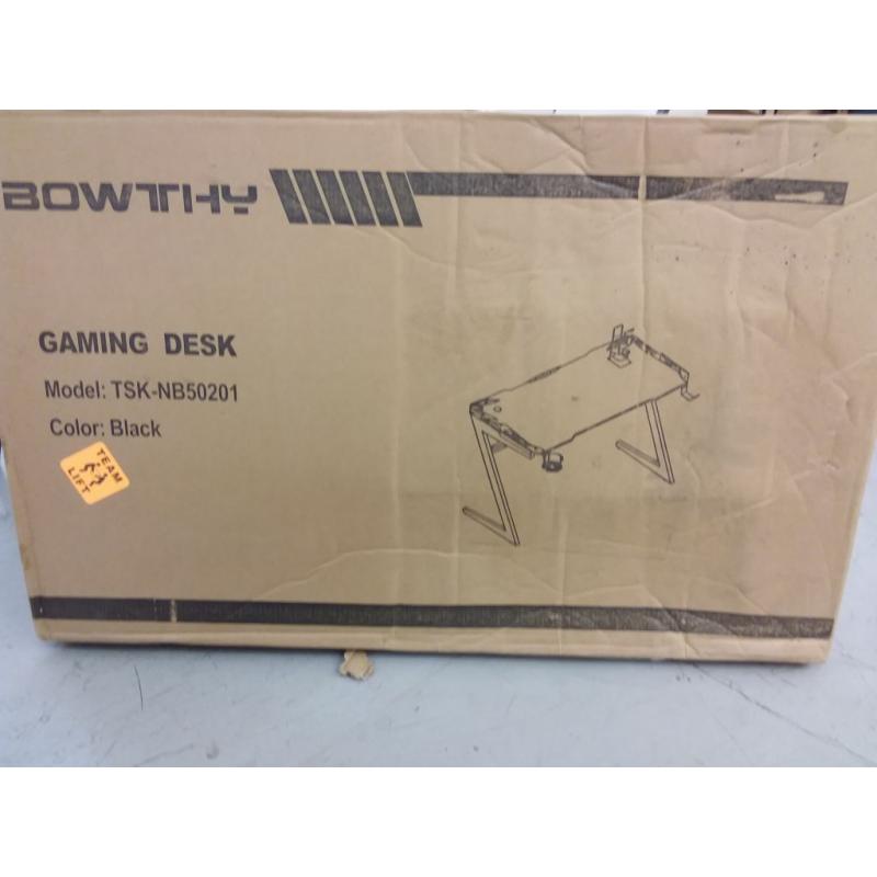 Bowthy Gaming Desk, Black