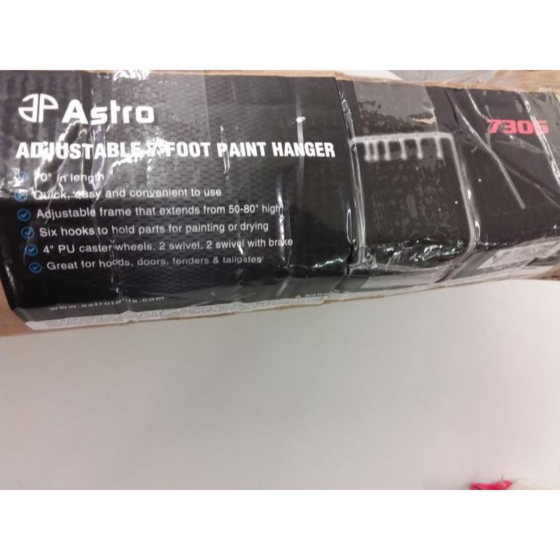 Astro Pneumatic Tool 7306 Adjustable 7 Foot Paint Hanger , Blue