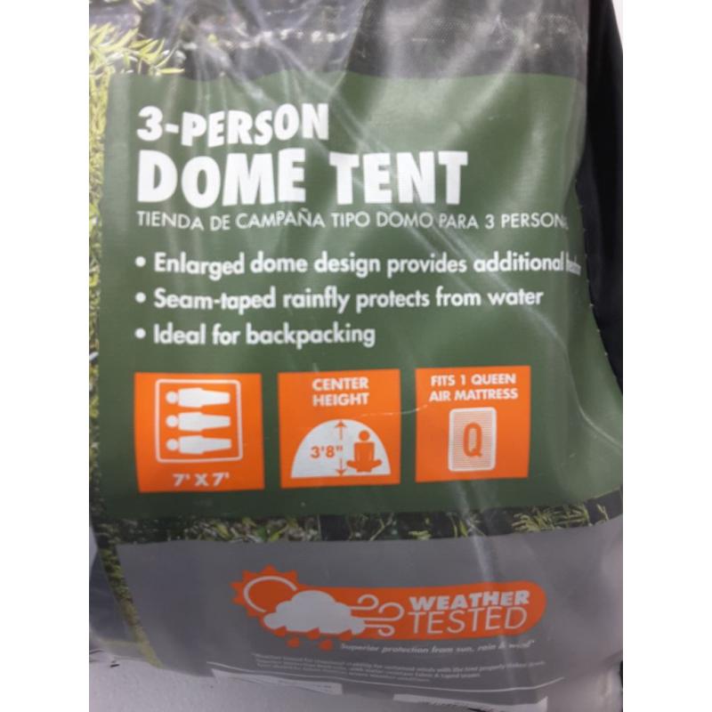 Ozark Trail 3-Person Clip & Camp Dome Tent