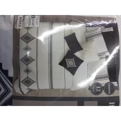 Better Homes & Gardens Black and White Summit 12 Piece Bed in a Bag Comforter Set, Queen