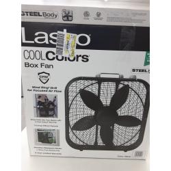 Lasko Cool colors box fan Black