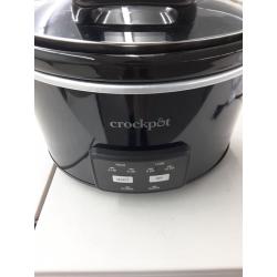 Crockpot 4.5qt Oval slow cooker lift & serve