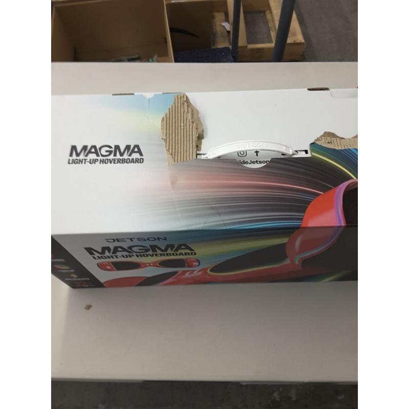 Jetson Magma Hoverboard | Weight Limit 200 lb, 12+ | Red |Active Balance Technology, Light-Up Wheels, All-Terrain Tires | Top Speed of 10 MPH | Range 8 Mi | 5 Hour Charge Time | 36V, 2.0Ah Lithium-Ion