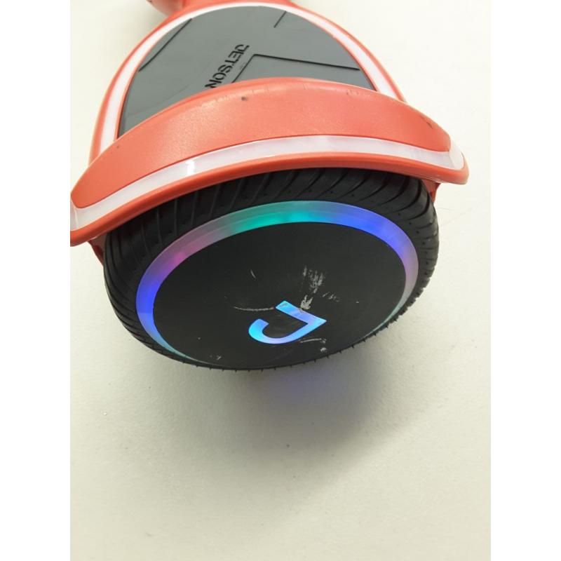 Jetson Magma Hoverboard | Weight Limit 200 lb, 12+ | Red |Active Balance Technology, Light-Up Wheels, All-Terrain Tires | Top Speed of 10 MPH | Range 8 Mi | 5 Hour Charge Time | 36V, 2.0Ah Lithium-Ion