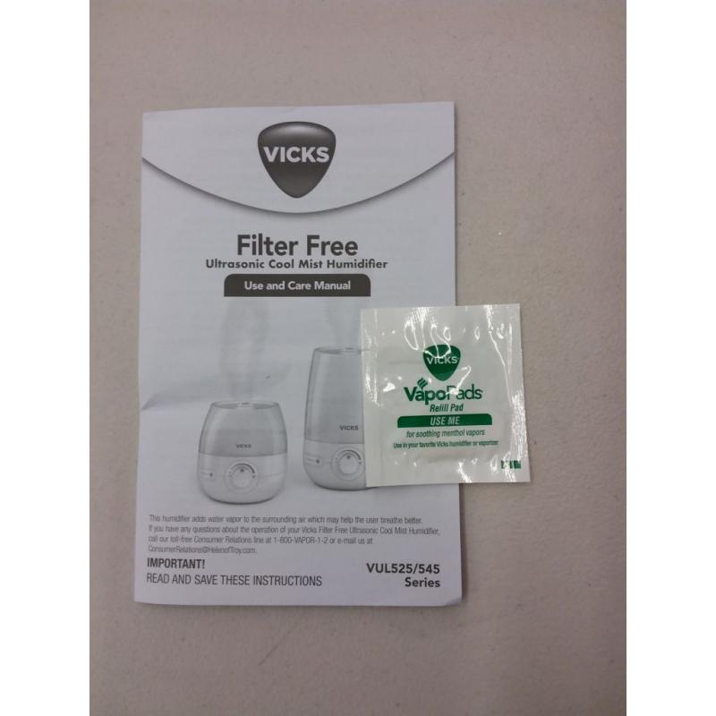 Cool mist humidifier filter free 36hr run time