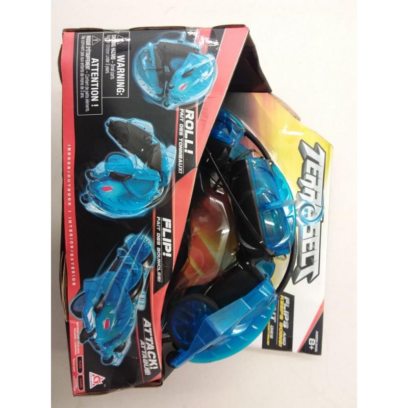 Remote Control Transforming Vehicle, Translucent Blue, 2.4 Ghz, 13.8