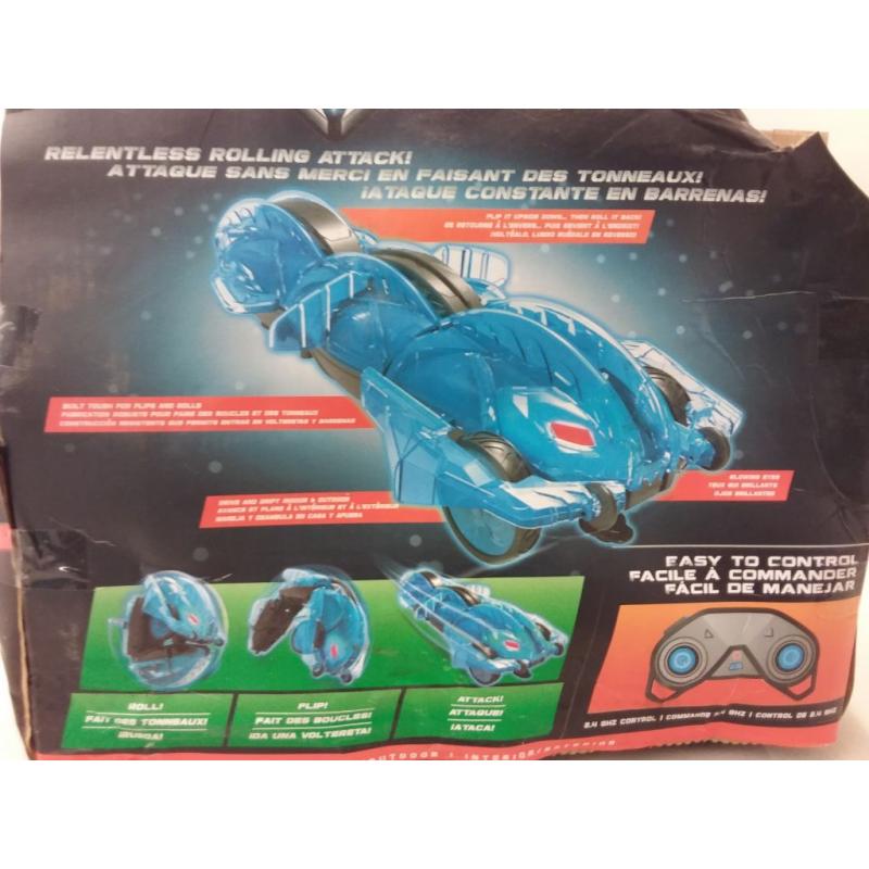 Remote Control Transforming Vehicle, Translucent Blue, 2.4 Ghz, 13.8