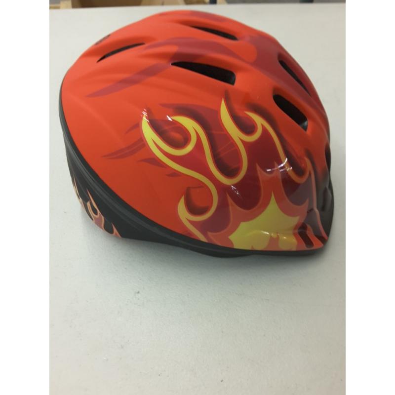 Schwinn Classic Child Bike Helmet, ages 5 to 8, red, flames