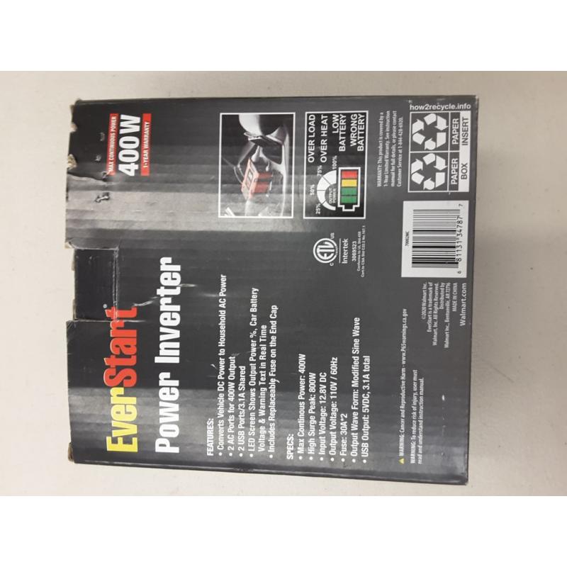 EverStart 400w Power Inverter