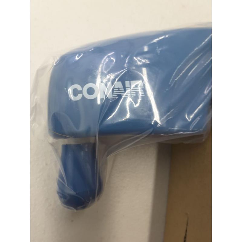 Touch 'N Tone Hand Held Body Massager Wand with 4 Attachments, blue