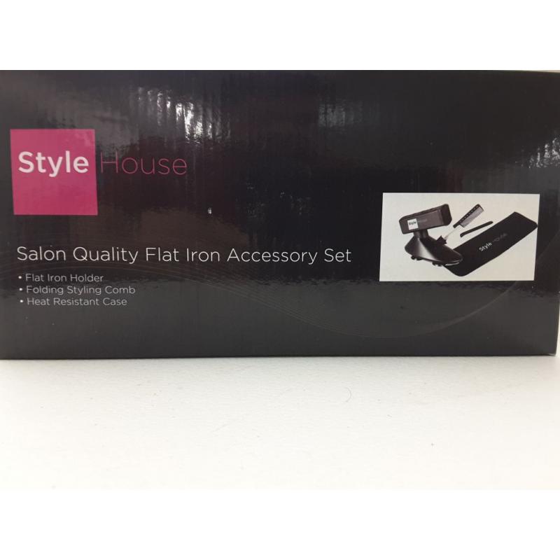 Style House Salon Quality Flat Iron Accessory Set