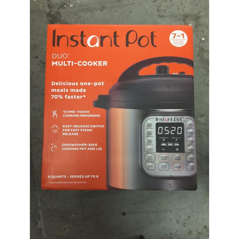 Instant Pot Duo 6 Quart, 7-in-1 Multi-Use Programmable Pressure Cooker