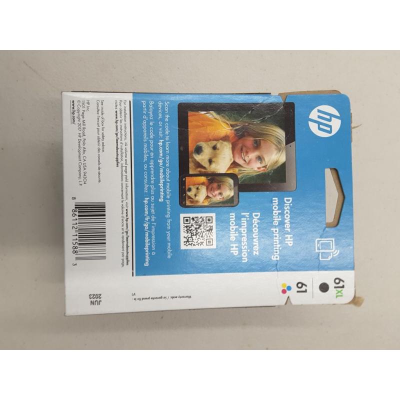 HP 61XL Ink Cartridge, Black
