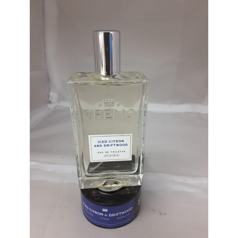 Cremo Men's Spray Cologne, Iced Citron & Driftwood, 3.4oz (appox)