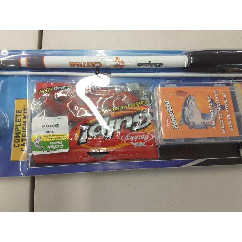Shakespeare Complete Catfish Spinning Reel and Fishing Rod Kit