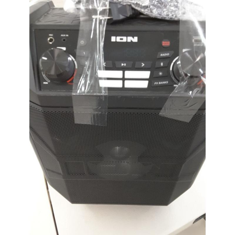 Ion Audio Party Boom FX High-Power Bluetooth-enabled Rechargeable Speaker with Lights