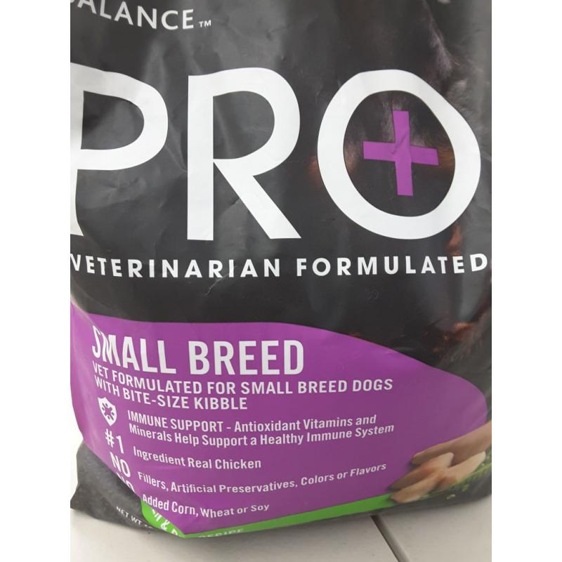 Pro+ Small Breed Dog Food, Chicken & Pea Recipe, 16 lbs