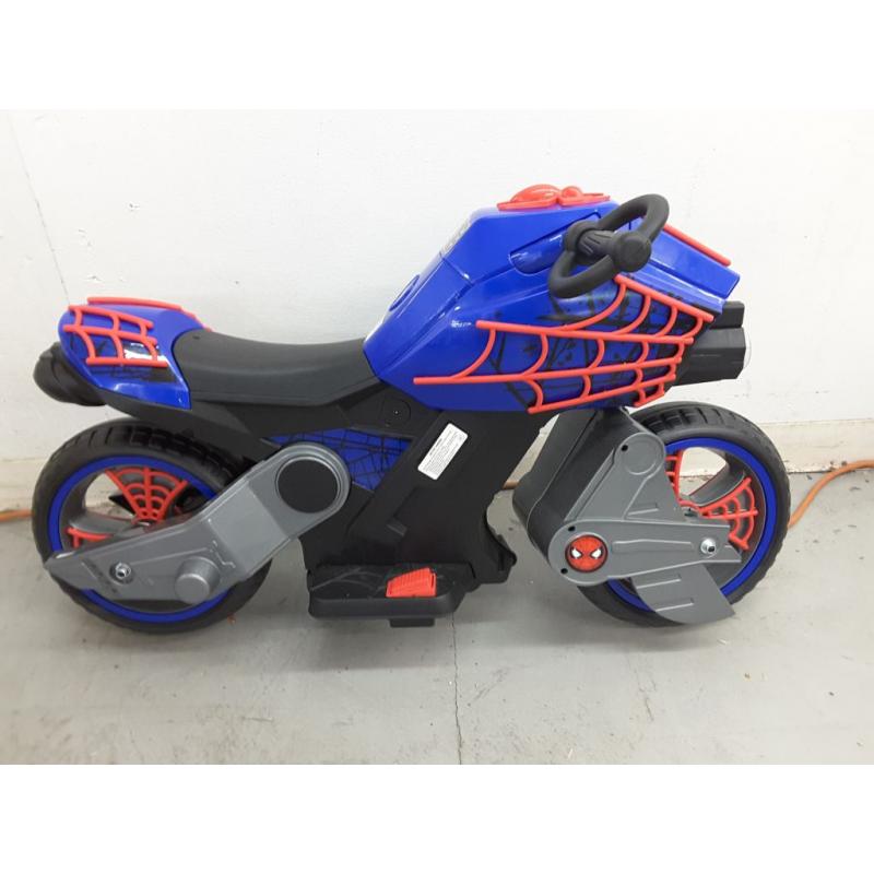 Spider-Man 6V Battery Powered Motorcycle Ride-On Toy for Toddlers