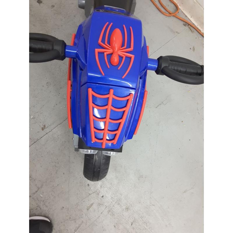 Spider-Man 6V Battery Powered Motorcycle Ride-On Toy for Toddlers