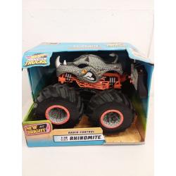 New Bright 1:10 Remote Control Hot Wheels Monster Truck Rhinomite with Vapor