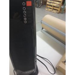 Lasko 1500W Oscillating Ceramic Tower Space Heater with Remote, CT22835, Black